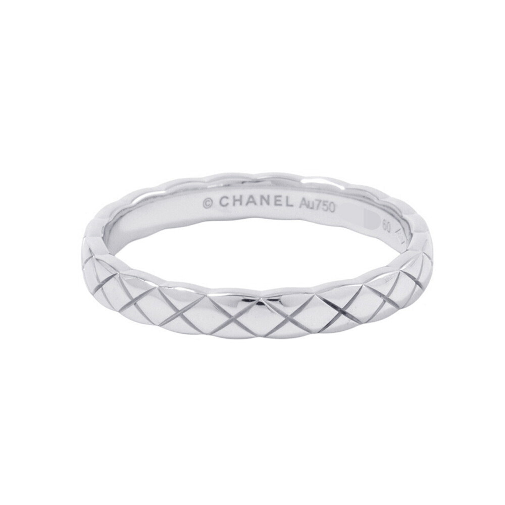 CHANEL 18k Silver Ring